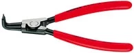 KNIPEX 46 21 A11 - Circlip pliers - Chromium-vanadium steel - Plastic - Red - 12.5 cm - 85 g