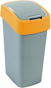 Curver Pacific Flip waste bin for segregation tilting 50L yellow (CUR000174)