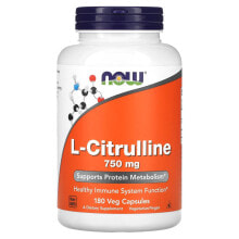 L-Citrulline, 750 mg, 180 Veg Capsules (375 mg Per Capsule)