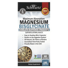 Magnesium Bisglycinate, Maximum Absorption, 180 Veggie Caps