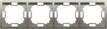 Умные розетки, выключатели и рамки kontakt-Simon Simon Basic satin quadruple frame (BMR4 / 29)