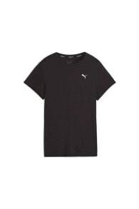 525121-01 Puma Run Favorıtes Graphıc Tee W Kadın T-shirt BLACK