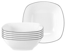 Dishes and salad bowls for serving