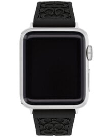 COACH black Rubber 38/40/41mm Apple Watch® Band