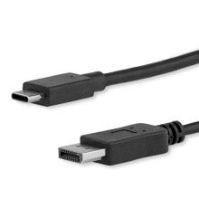 Компьютерные разъемы и переходники starTech.com CDP2DPMM6B видео кабель адаптер 1,8 m DisplayPort USB Type-C Черный