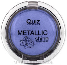 Lidschatten - Quiz Cosmetics Metallic Shine Eyeshadow