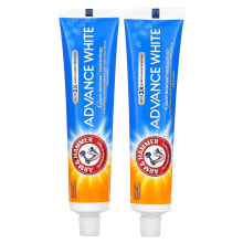 Advance White, Anticavity Fluoride Toothpaste, Clean Mint, Twin Pack, 6 oz (170 g) Each