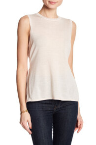 Купить женские футболки и топы Club Monaco: CLUB MONACO Aggie Knit Sleeveless Sweater Sz. Small (Foundation/Ivory) 149306