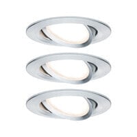 PAULMANN 939.03 - Recessed lighting spot - 3 bulb(s) - LED - 425 lm - Aluminium