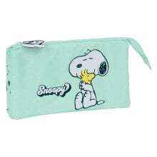 SAFTA Triple Snoopy Groovy Pencil Case