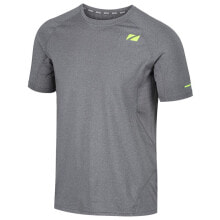 Мужские спортивные футболки Мужская спортивная футболка серая ZONE3 Power Burst XRC T Short Sleeve T-Shirt
