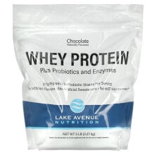 Whey Protein + Probiotics, Unflavored, 5 lb (2.27 kg)