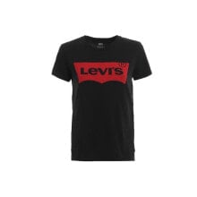 Мужская футболка повседневная черная с логтипом Levis The Perfect Large Batwing Tee M 173690 201