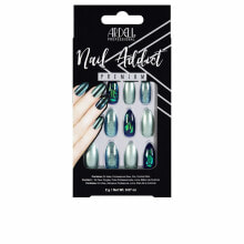 Материал для наращивания ногтей Ardell NAIL ADDICT green glitter chrome 1 u