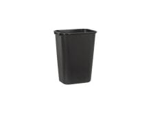 Boardwalk 3485203 Soft-Sided Wastebasket, 41 qt, Plastic, Black