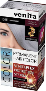 Venita VenitaPlex Hair Color 10.01 Краска для волос с защитой от повреждений, оттенок пепельно-русый 125 мл