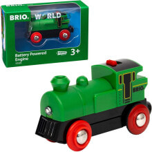 Наборы игрушечных железных дорог, локомотивы и вагоны для мальчиков Электропоезд Brio со светом
