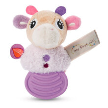 Мягкие игрушки для девочек nICI Giraffe Sasuma With Teether 12 Cm Teddy