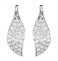 Ювелирные серьги Elegant earrings with zircons SC365