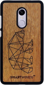 SmartWoods Case Etui Drewniane Bear Xiaomi Redmi Note 4