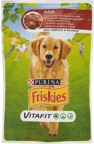 Влажные корма для собак purina Friskies Vitafit Adult z wołowiną i ziemniakami w sosie 100g - 7613035343948