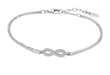 Женские браслеты Gentle silver bracelet with zircons Infinity LP1859-2 / 1