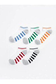 Renk Bloklu Erkek Çocuk Patik Çorap 5'li