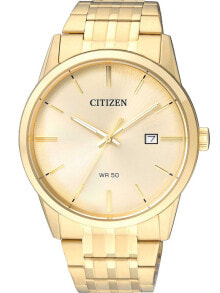 Мужские наручные часы с браслетом мужские наручные часы с золотым браслетом Citizen BI5002-57P quartz mens watch 39mm 5ATM