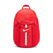 Мужские спортивные рюкзаки Рюкзак мужской Nike Academy Team	красный с логотипом