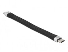 Delock 86793 - 0.135 m - USB C - Micro-USB B - USB 2.0 - 480 Mbit/s - Black - Silver