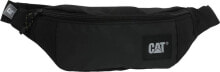 Мужские поясные сумки Мужская сумка поясная черная Caterpillar Phoenix Waist Bag 83827-01