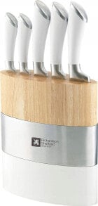 Richardson Sheffield FUSION - 5 pc knife block - white