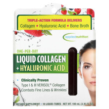 Liquid Collagen + Hyaluronic Acid, 10 Liquid-Tubes, 3.35 fl oz (100 ml)