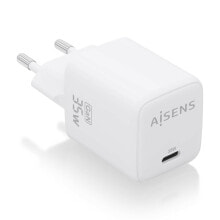 AISENS ASCH-35W1P016-W зарядное устройство для мобильных устройств Универсальная Белый Кабель переменного тока Быстрая зарядка Для помещений