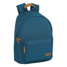 Мужские рюкзаки для ноутбуков Мужской рюкзак для ноутбука текстильный синий Safta 14,1