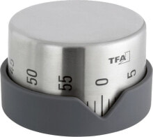 Кухонные термометры и таймеры минутник ТФА механический сребренный (38.1027.10)