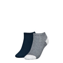 TOMMY HILFIGER Rib Mouline Short Socks 2 Pairs