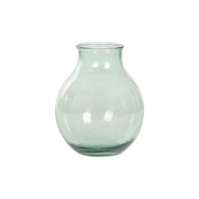 Vase DKD Home Decor 29 x 29 x 36 cm Green Tempered Glass