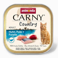 ANIMONDA Carny country chicken turkey + trout wet cat food 100g