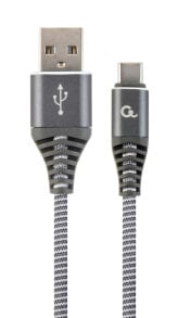 Кабели для зарядки, компьютерные разъемы и переходники gembird CC-USB2B-AMCM-1M-WB2 USB кабель 1,8 m 2.0 USB A USB C Серый, Белый