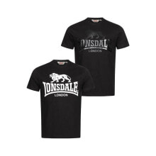 LONSDALE Kelso Short Sleeve T-Shirt 2 Units