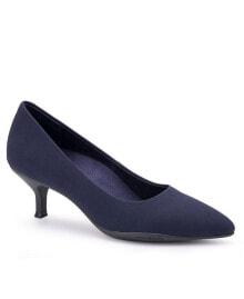 Синие женские туфли на каблуке Aerosoles