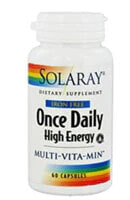 Витаминно-минеральные комплексы Solaray Once Daily High Energy Multi-Vita-Min мультивитамины 60 капсул