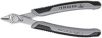 KNIPEX 78 03 125 ESD - Diagonal pliers - Stainless steel - Steel - Plastic - Black - Grey - 125 mm - 55 g