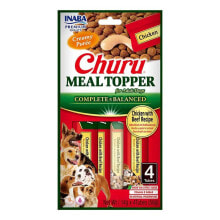 CHURU Meal Topper Chicken with beef dog treat 4x14g