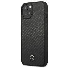 SOURCING Mercedes Mehcp13Srcabk iPhone 13 Mini 5.4 Carbon Dynamic Line phone case