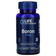 Минералы и микроэлементы Life Extension, Boron, 3 mg, 100 Vegetarian Capsules