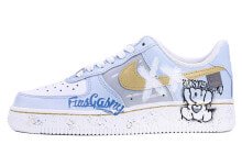 【定制球鞋】 Nike Air Force 1 Low 07 空军一号 圣诞夜 小熊 低帮 板鞋 男款 灰蓝 / Кроссовки Nike Air Force CW2288-111