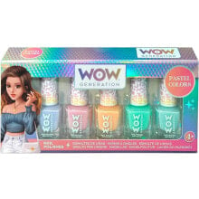 WOW GENERATION Pack Of 5 Pastel Nail Polish Pots