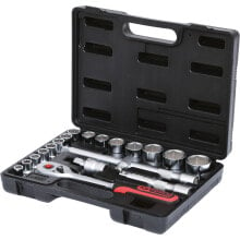 Купить трещотки и воротки KS TOOLS Werkzeuge-Maschinen GmbH: KS TOOLS Steckschluessel-Satz 1/2" 20tlg. 911.0620